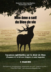 Mon ame a soif de dieu 1