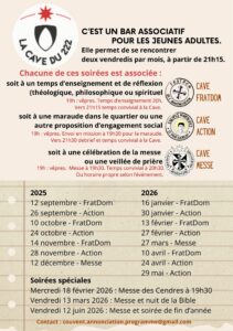 Et si vous faisiez une pause pendant l’Avent ? 7 Caves FratDom et Action 2025 2026 2